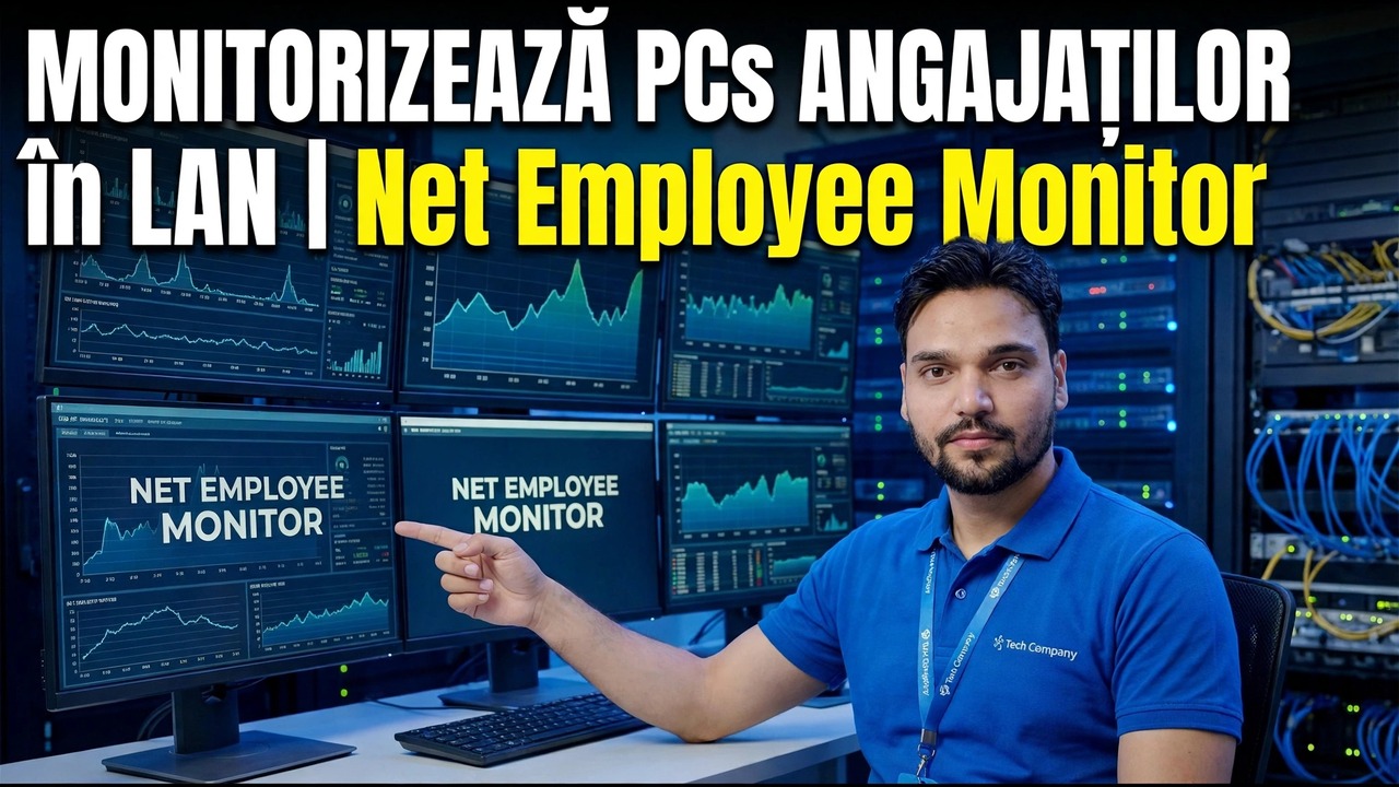 Monitorizare PC angajat în LAN