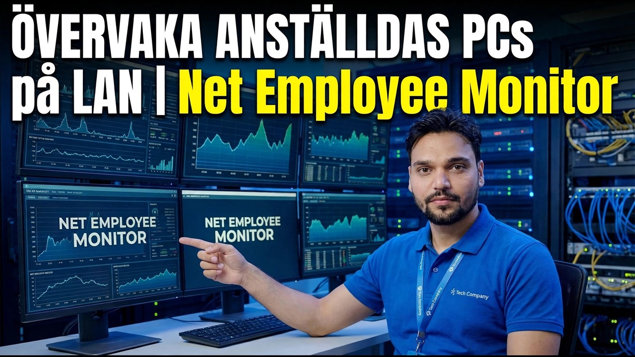 Anställd PC-övervakning i LAN