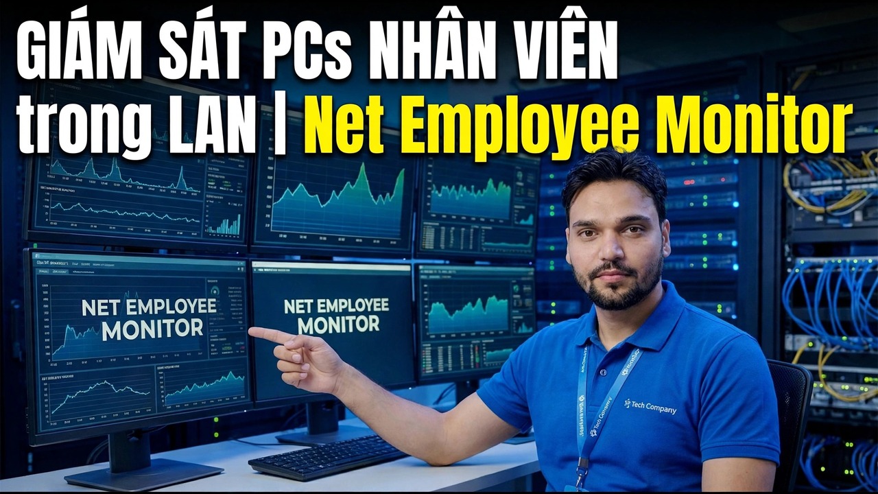 Giám sát PC nhân viên trong mạng LAN