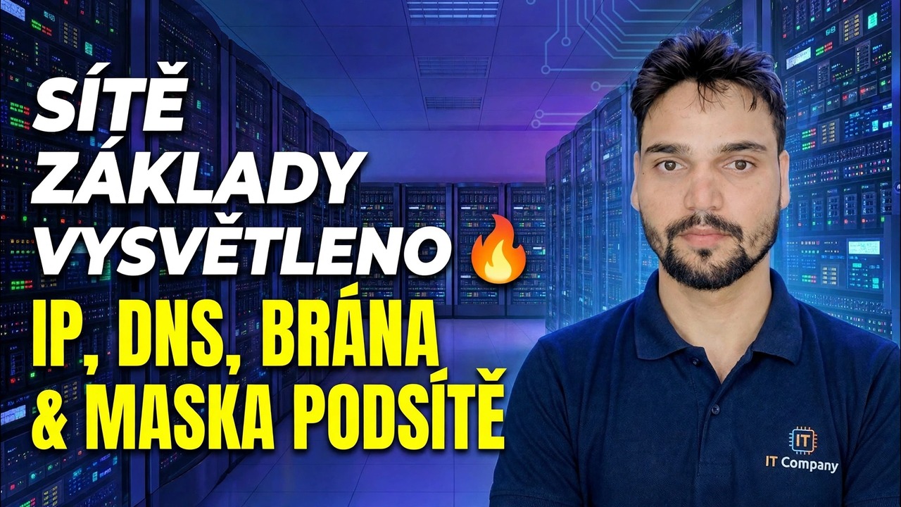 IP, DNS, brána a maska podsítě 😳 Konečně jednoduše vysvětleno