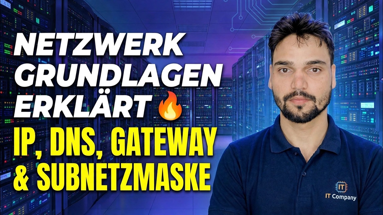 IP, DNS, Gateway und Subnetzmaske 😳 Endlich einfach erklärt