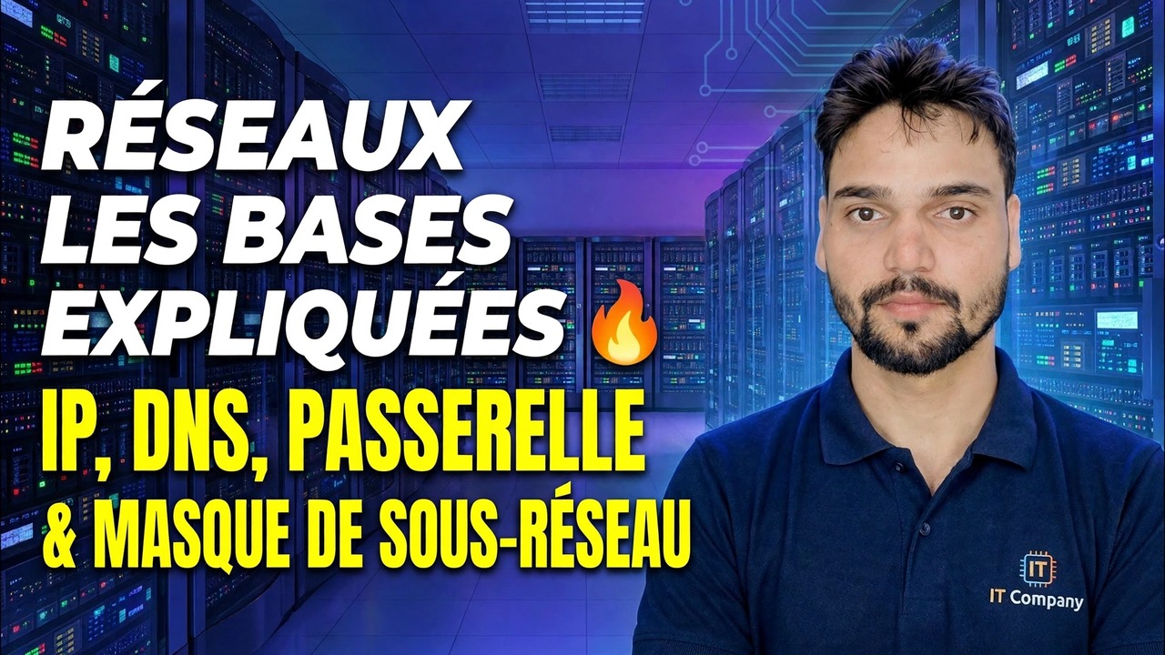 IP, DNS, passerelle et masque de sous-réseau 😳 Enfin expliqué simplement