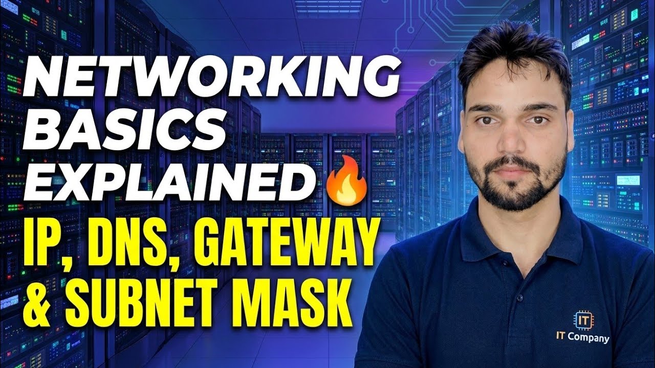IP, DNS, ਗੇਟਵੇ ਅਤੇ ਸਬਨੈੱਟ ਮਾਸਕ 😳 ਅੰਤ ਵਿੱਚ ਸਧਾਰਨ ਰੂਪ ਵਿੱਚ ਸਮਝਾਇਆ ਗਿਆ