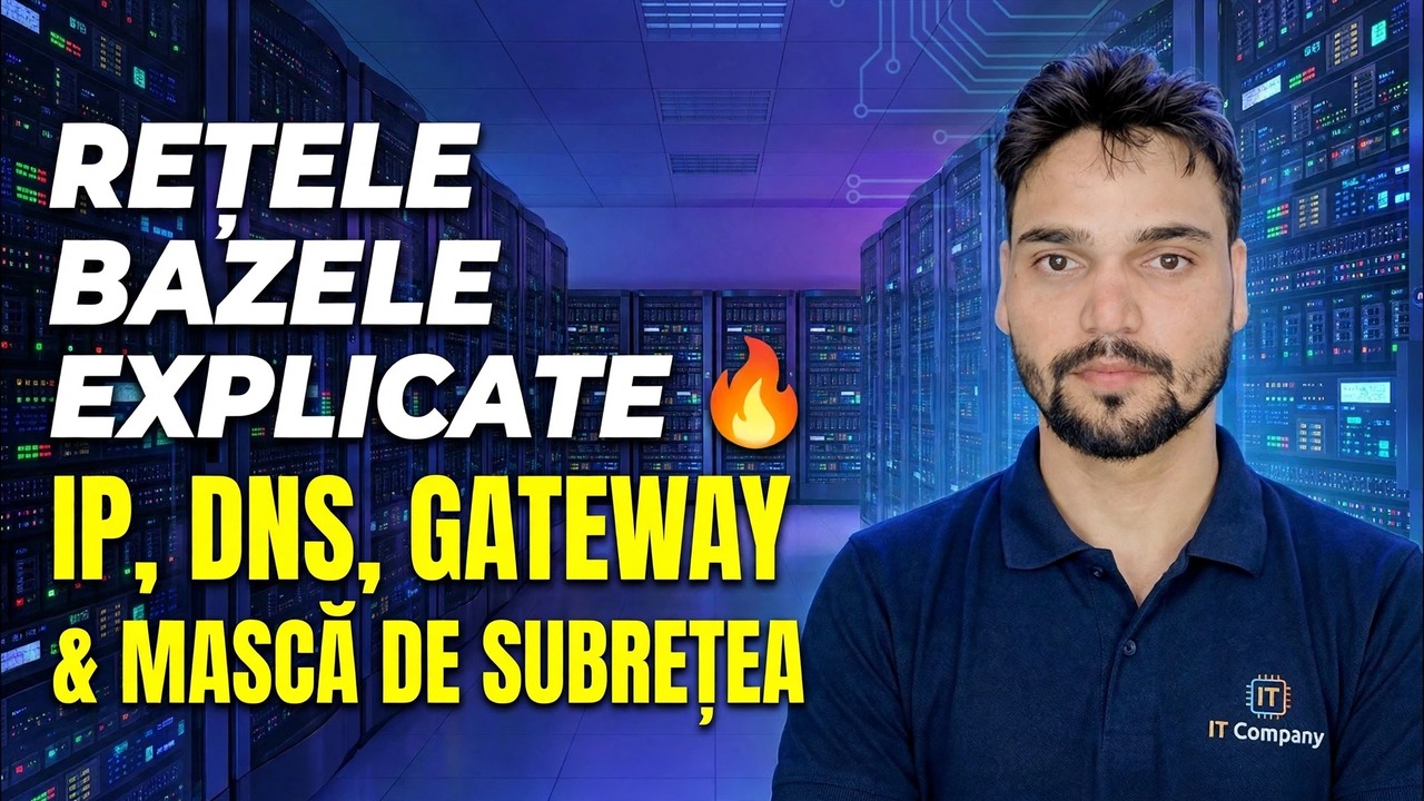IP, DNS, gateway și mască de subrețea 😳 În sfârșit, explicat simplu