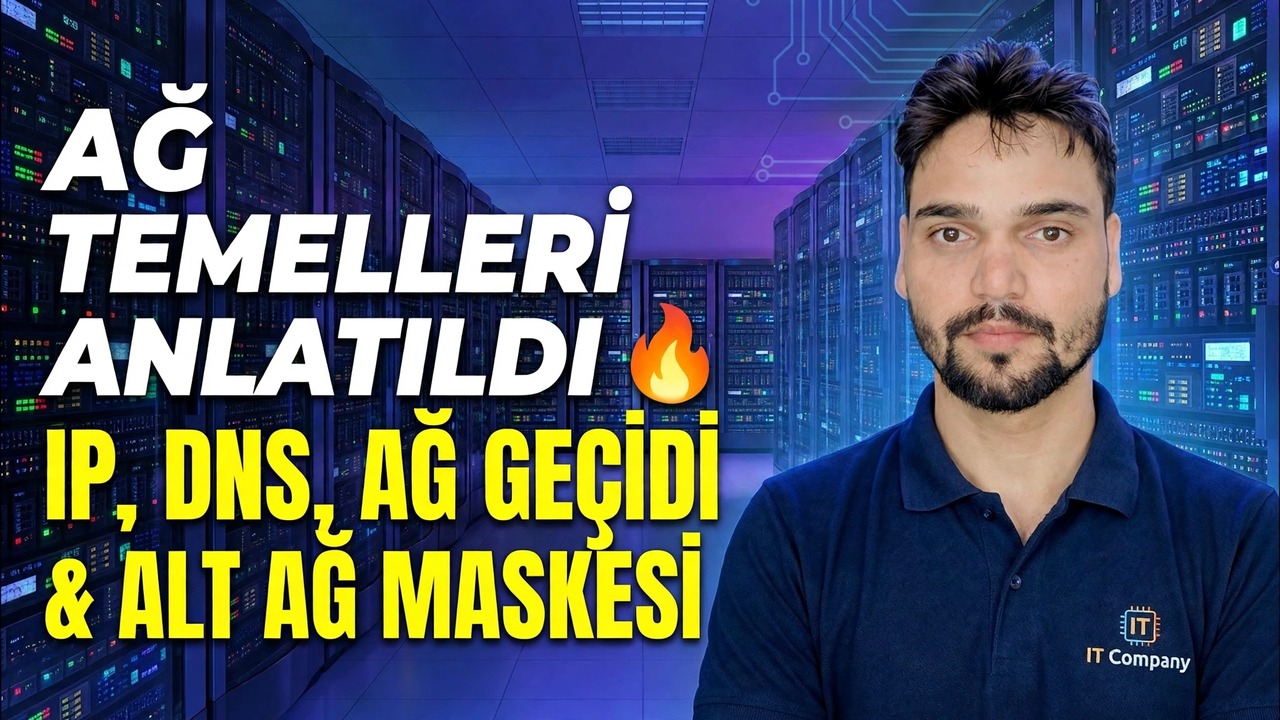 IP, DNS, Ağ Geçidi ve Alt Ağ Maskesi 😳 Sonunda Basitçe Açıklandı