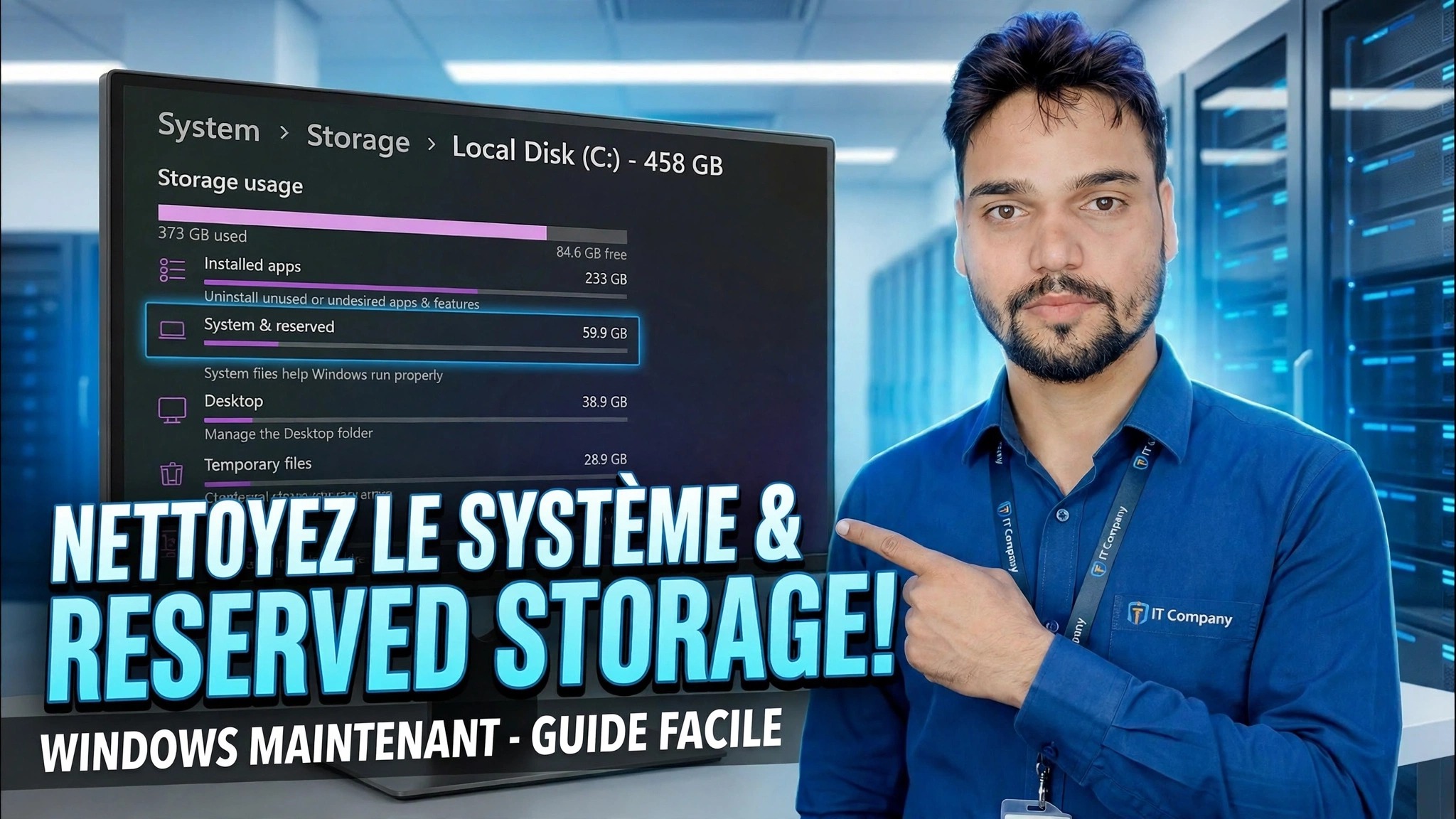 Désactivez le stockage réservé dans Windows 11 😳 Libérez de l'espace MAINTENANT !