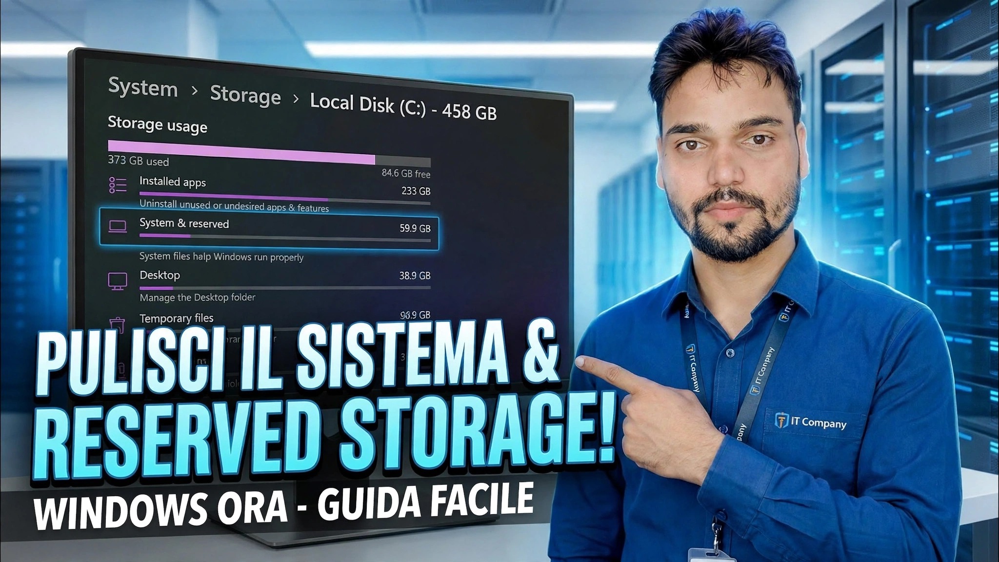 Disattiva lo spazio di archiviazione riservato in Windows 11 😳 Libera spazio ORA!
