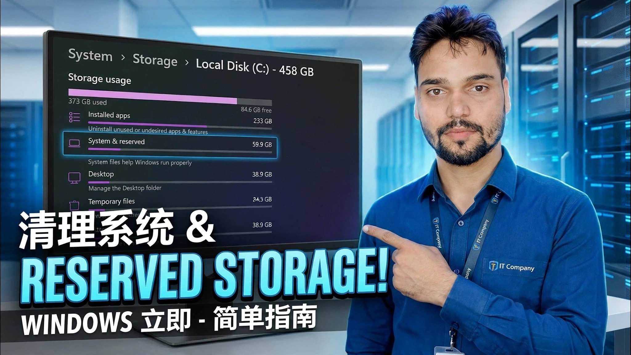 在 Windows 11 中禁用预留存储 😳 立即释放空间！
