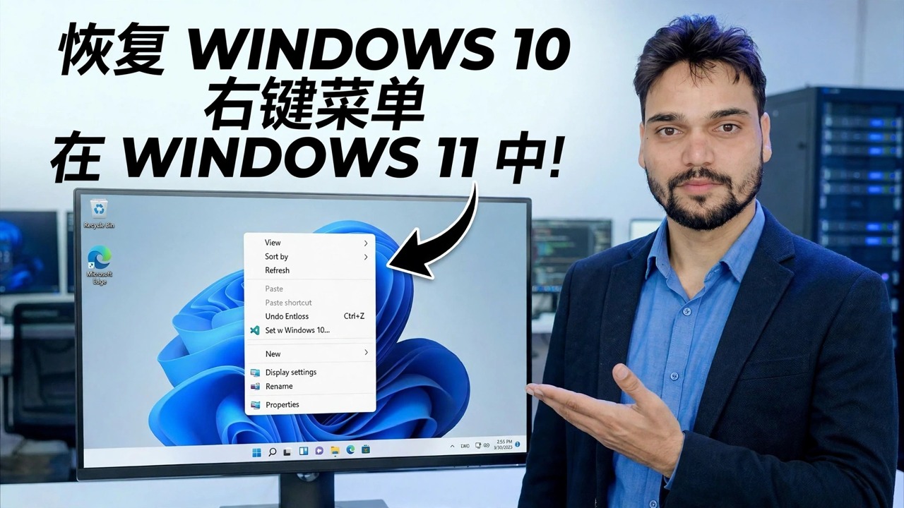 Restore Windows 10 Classic Right Click Menu in Windows 11 😳 One Click Fix