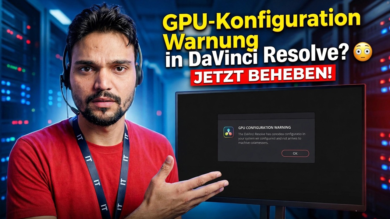 GPU-Konfigurationswarnung in DaVinci Resolve? 😳 JETZT BEHEBEN!