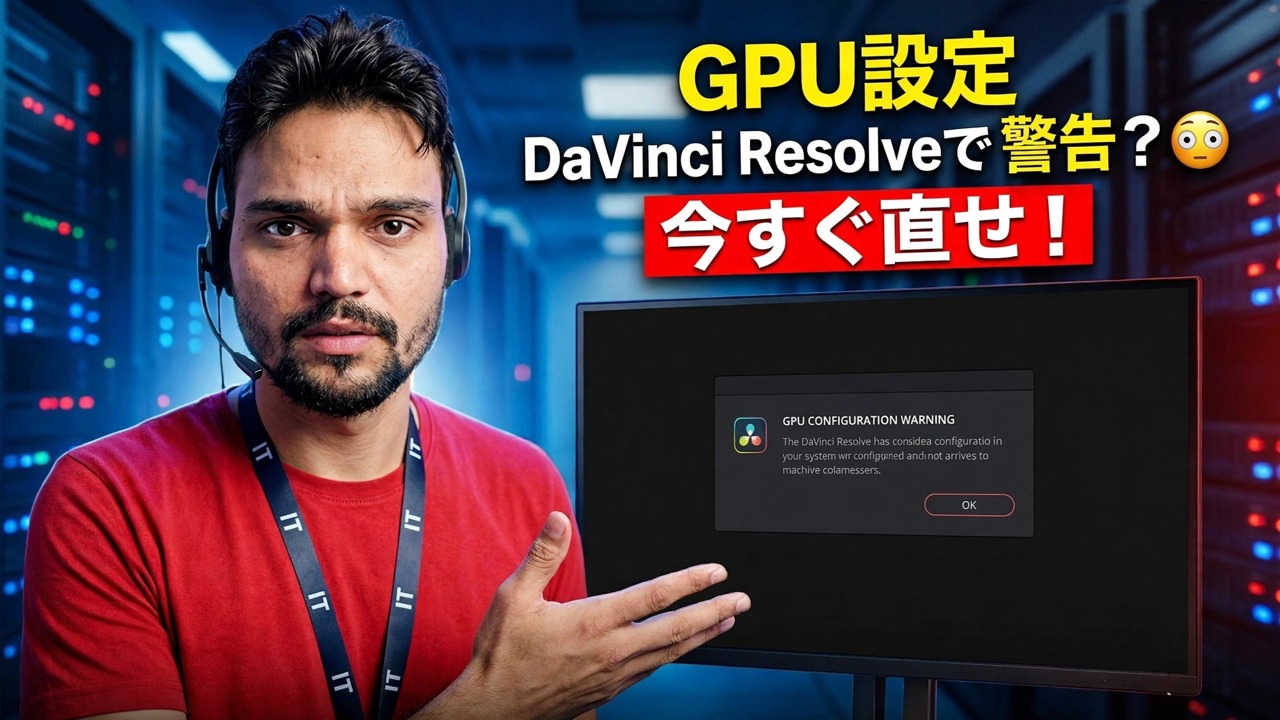 DaVinci Resolve で GPU 構成に関する警告が表示されますか? 😳 今すぐ修正してください!