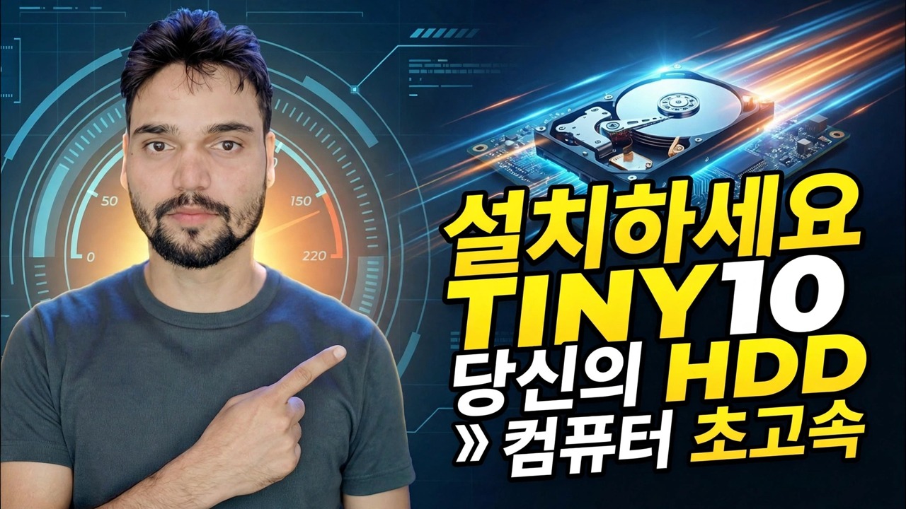 오래된 느린 PC에서 빠른 속도로 ⚡