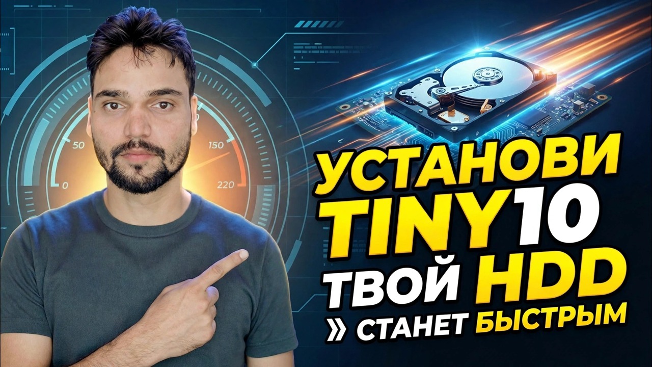 Старый медленный компьютер — быстрый ⚡