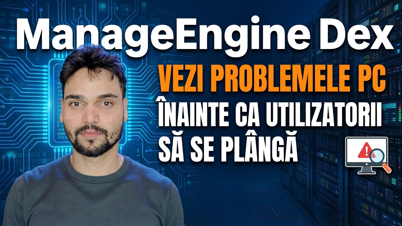 ManageEngine DEX – Cel mai bun instrument de monitorizare IT? 🔥 Recenzie și ghid complet