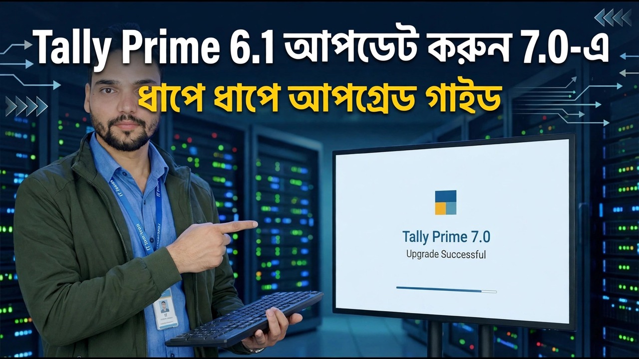 Tally Prime 6.1 থেকে 7.0 আপডেট করুন