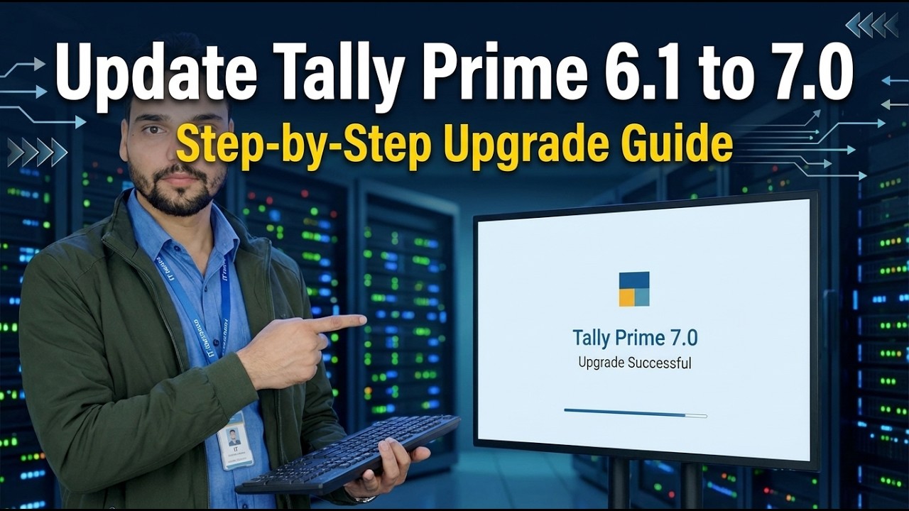 Update Tally Prime 6.1 to 7.0