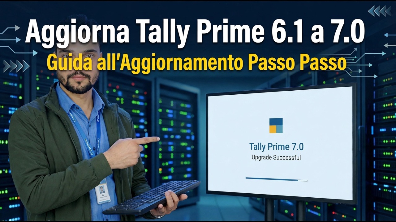 Aggiorna Tally Prime da 6.1 a 7.0