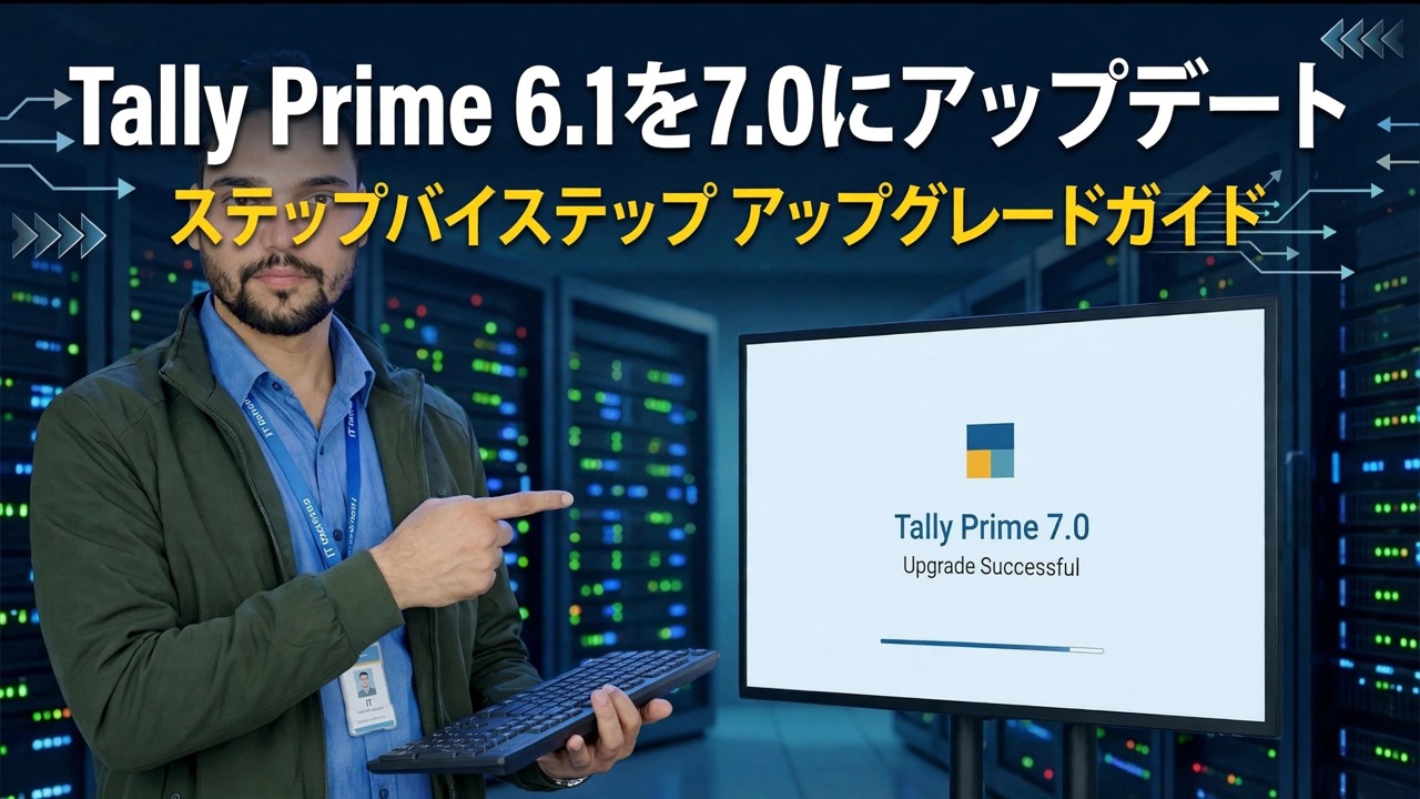 Tally Prime 6.1 を 7.0 にアップデートする