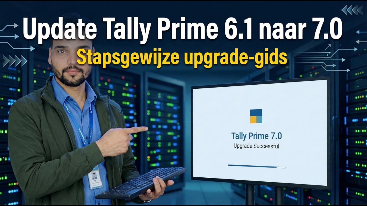 Update Tally Prime 6.1 naar 7.0