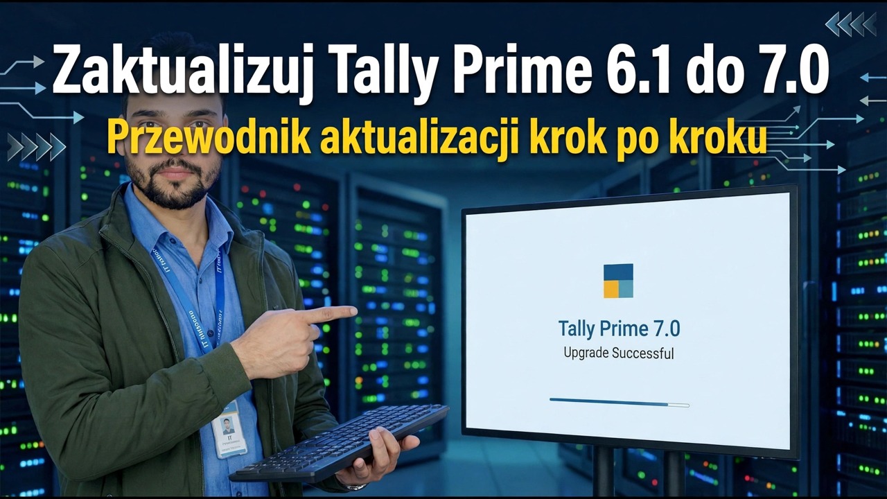 Zaktualizuj Tally Prime 6.1 do wersji 7.0