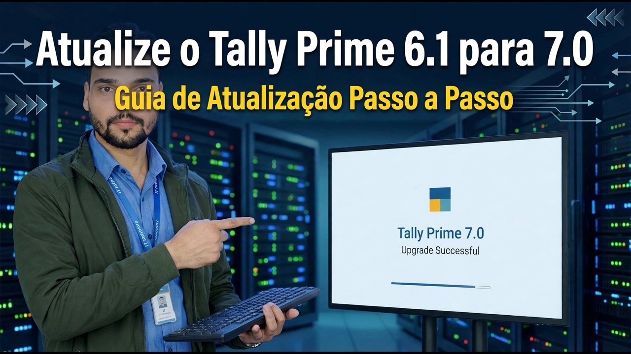Atualize o Tally Prime 6.1 para 7.0