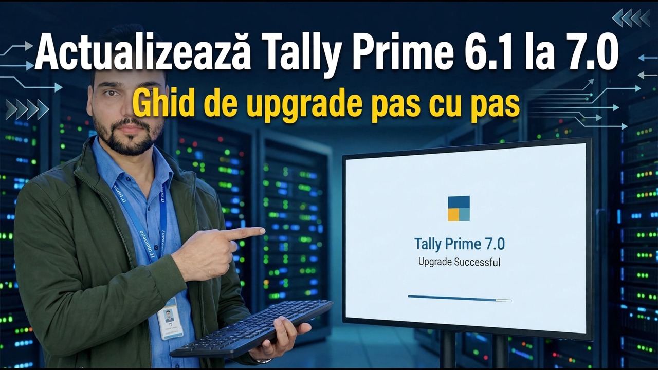 Actualizați Tally Prime 6.1 la 7.0