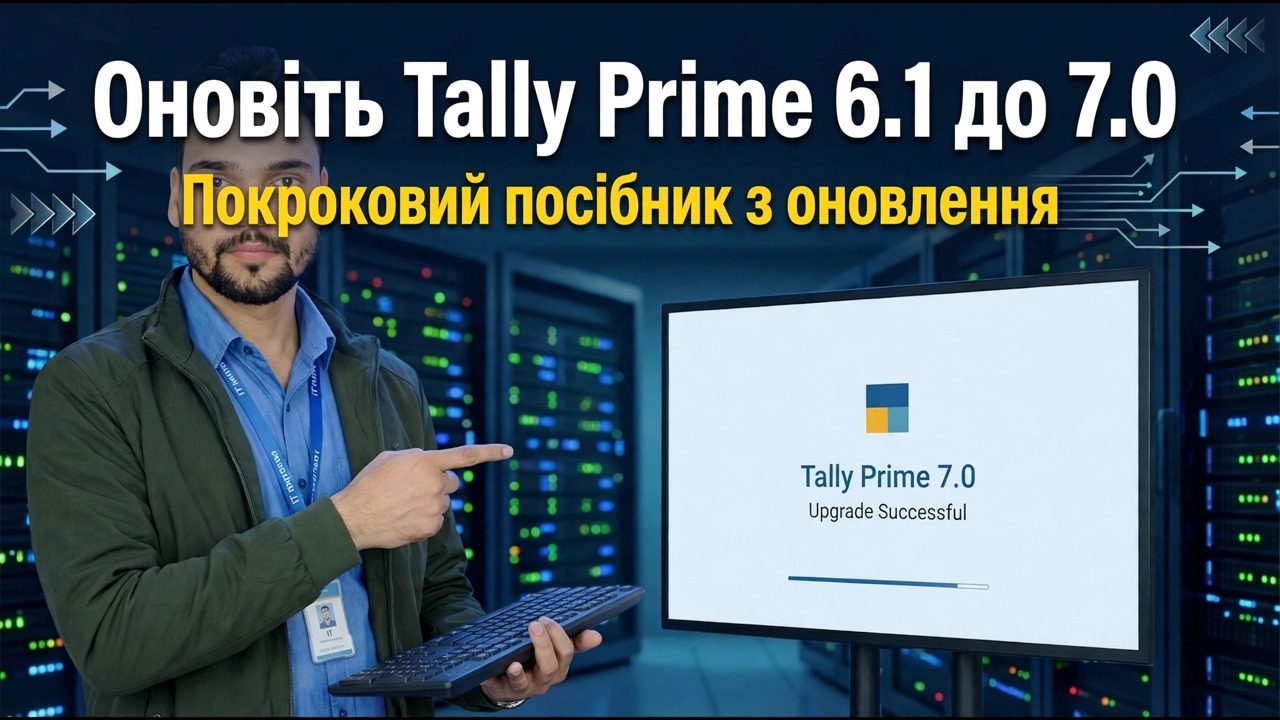 Оновіть Tally Prime 6.1 до 7.0