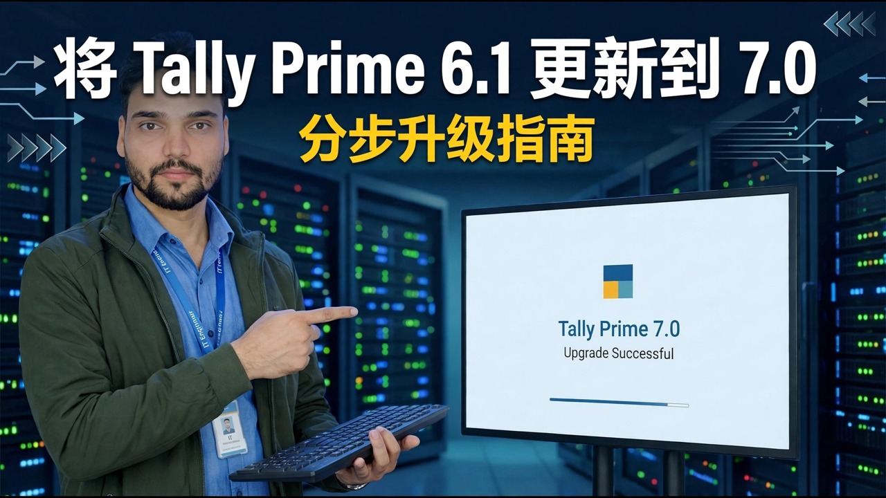 将 Tally Prime 6.1 更新至 7.0