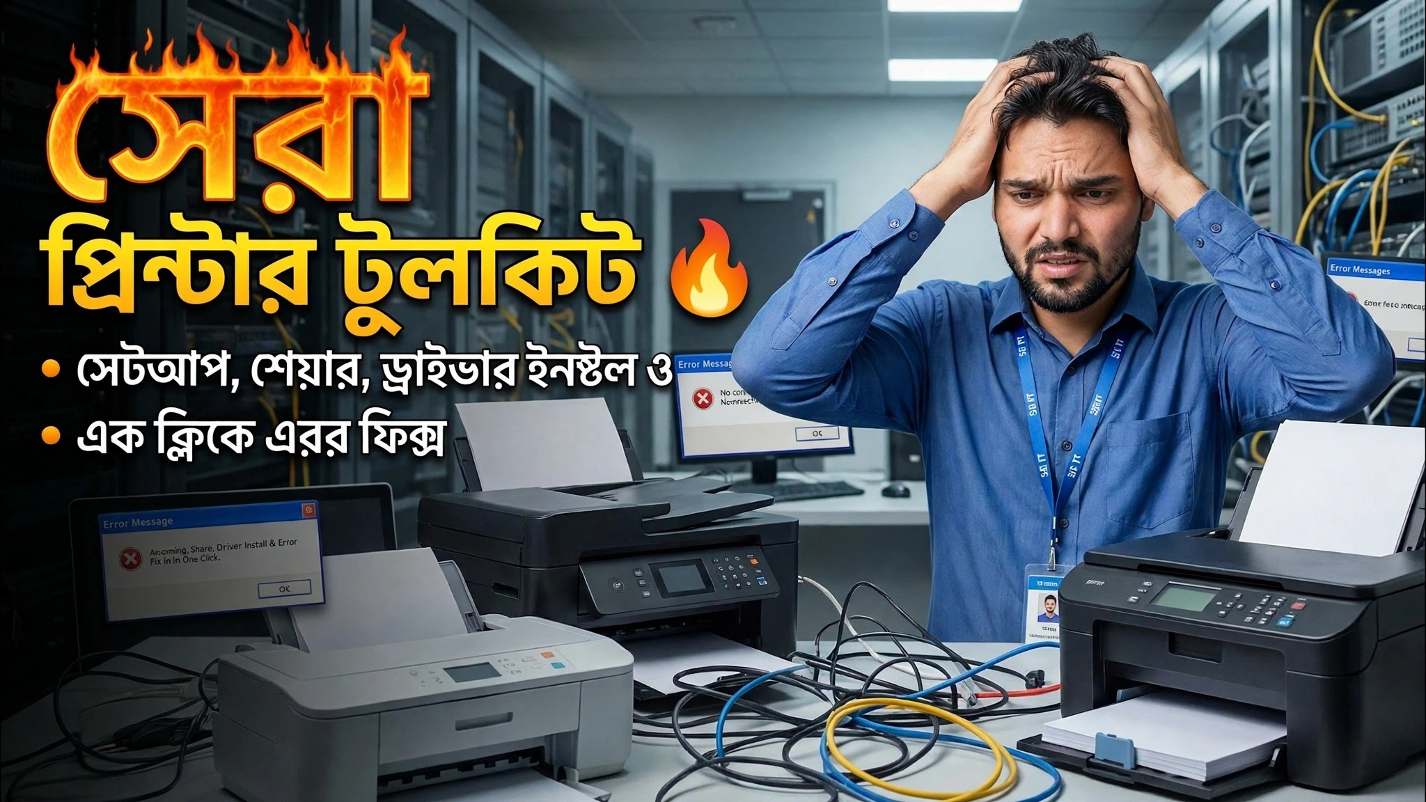 ইঞ্জিনিয়ারের মতো যেকোনো প্রিন্টার সমস্যা ঠিক করুন 🔥 সম্পূর্ণ প্রিন্টার প্রশিক্ষণ