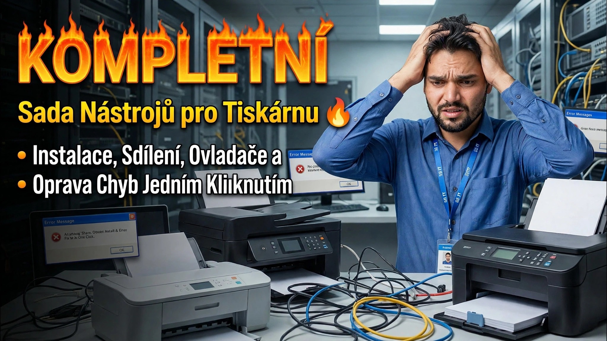 Opravte jakýkoli problém s tiskárnou jako inženýr 🔥 Úplné školení o tiskárně