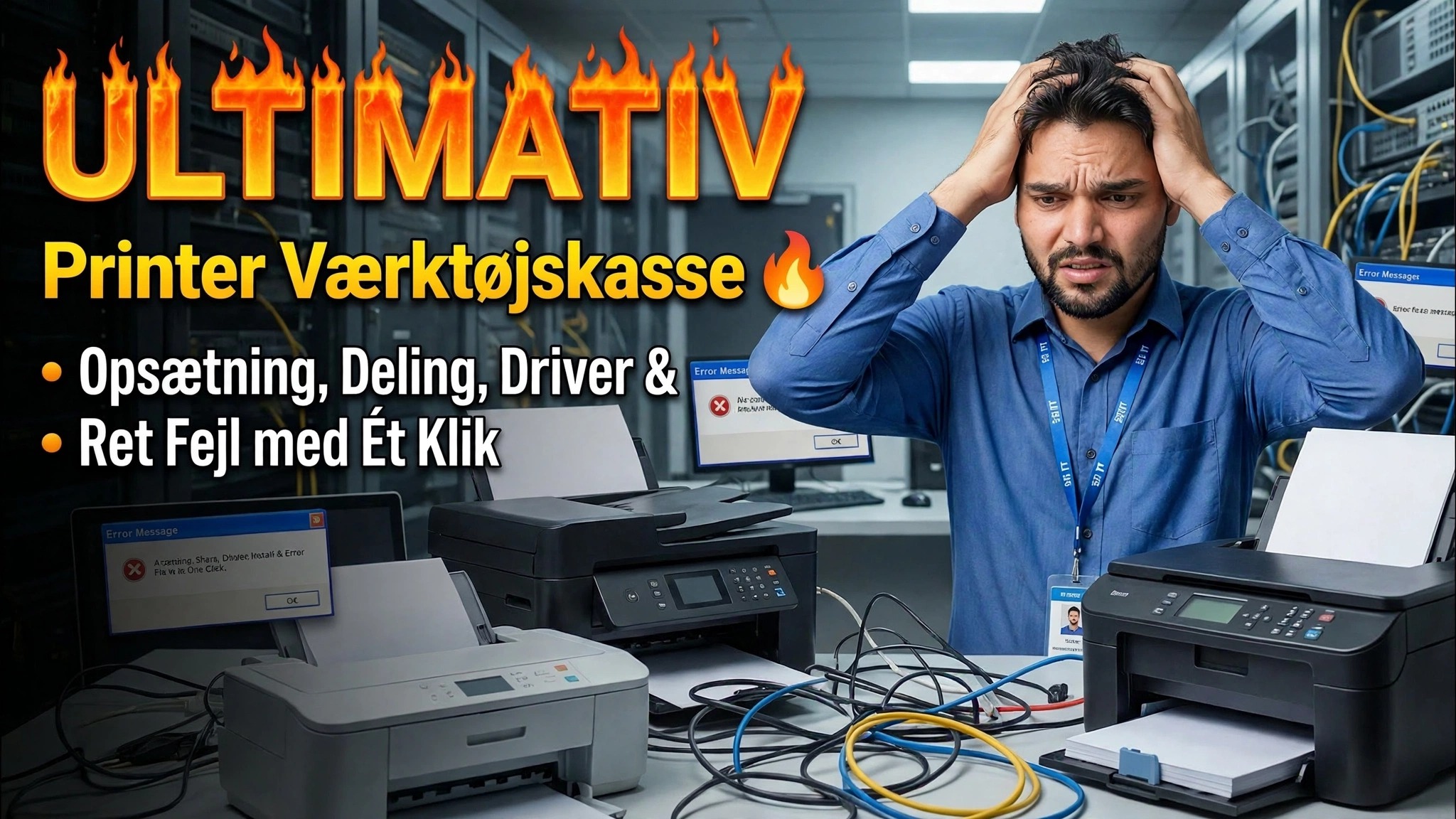 Løs ethvert printerproblem som en ingeniør 🔥 Fuld printeruddannelse