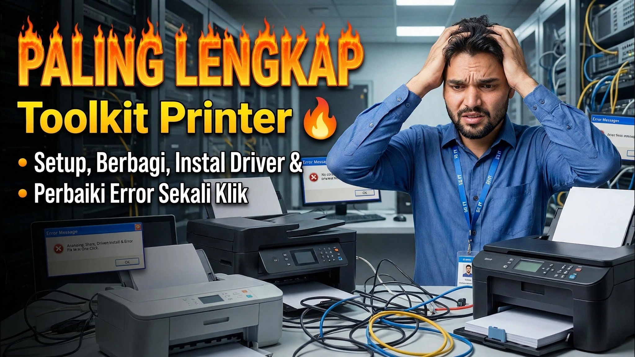 Perbaiki Masalah Printer Seperti Seorang Insinyur 🔥 Pelatihan Printer Lengkap