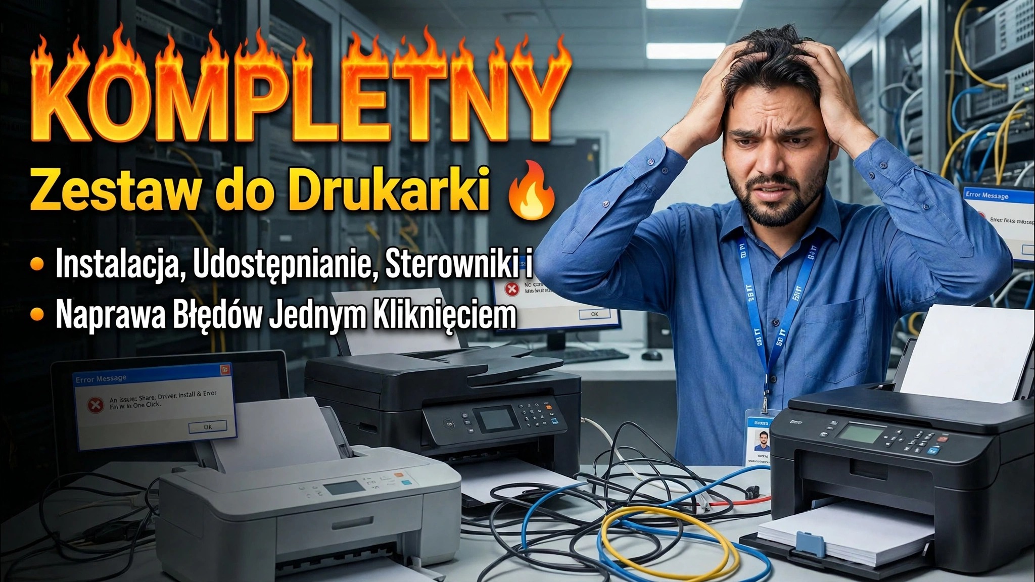 Rozwiąż każdy problem z drukarką jak inżynier 🔥 Pełne szkolenie w zakresie obsługi drukarki