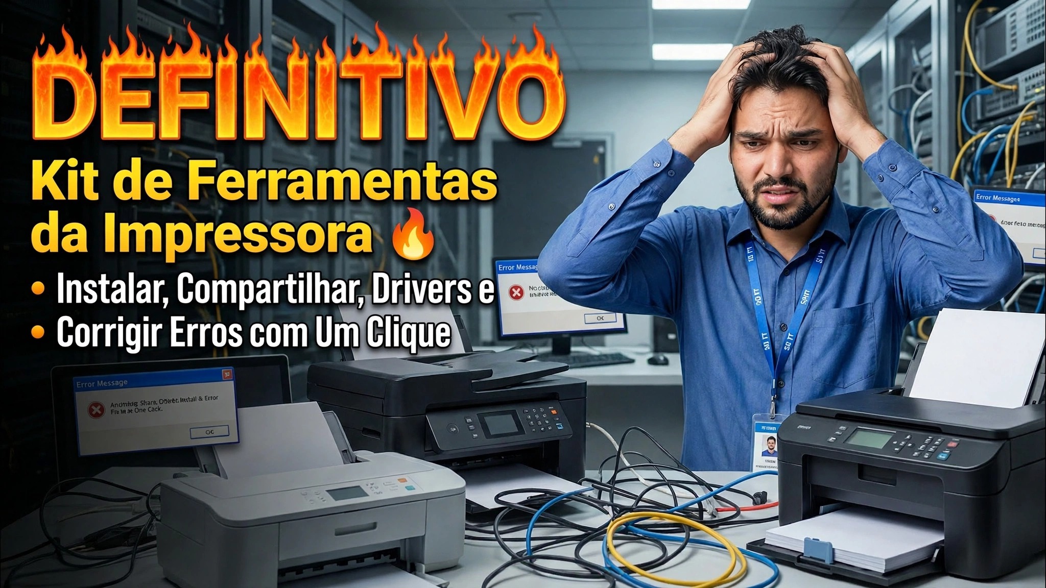 Resolva qualquer problema de impressora como um engenheiro 🔥 Treinamento completo em impressora