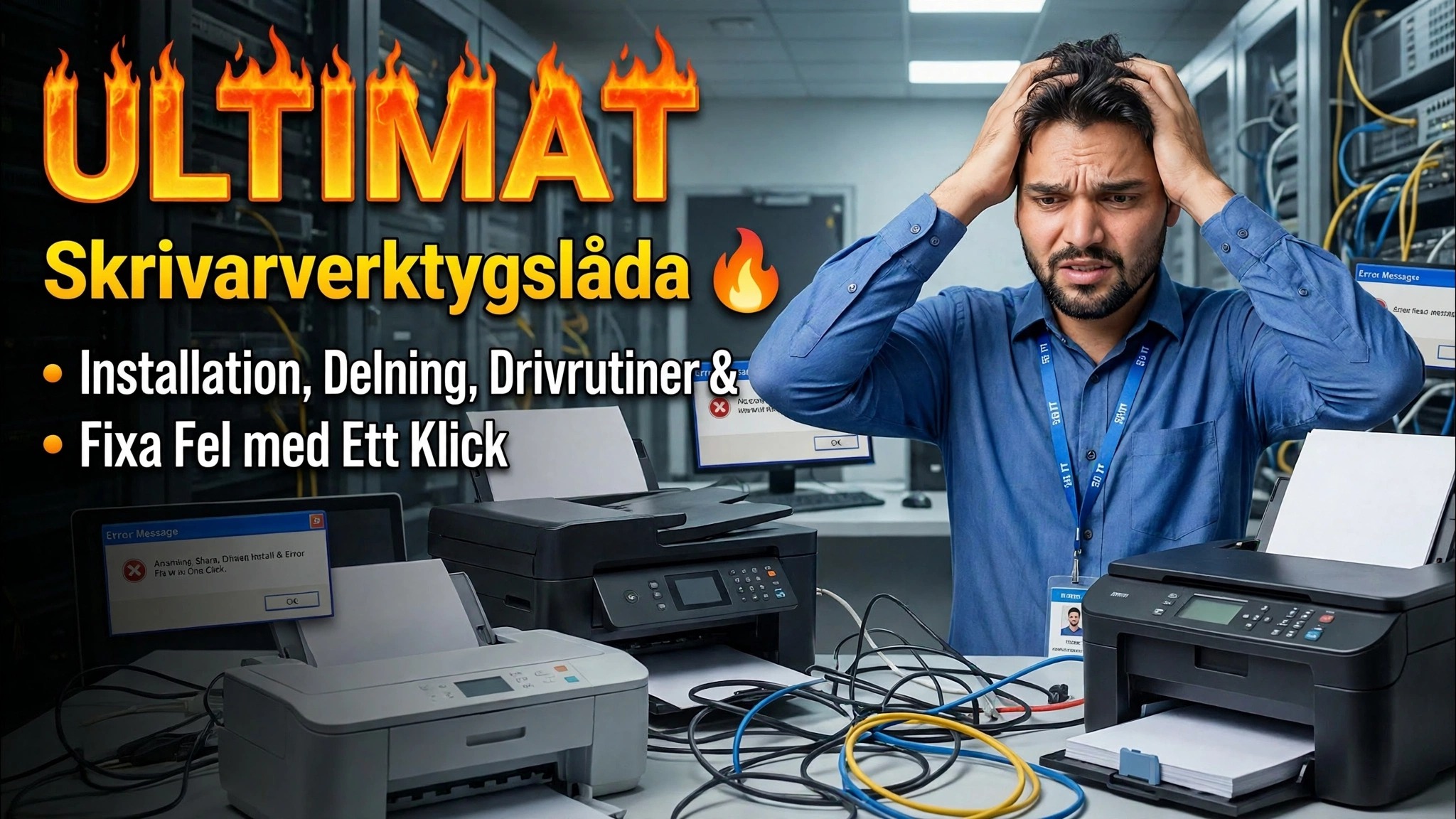 Åtgärda alla skrivarproblem som en ingenjör 🔥 Fullständig skrivarutbildning