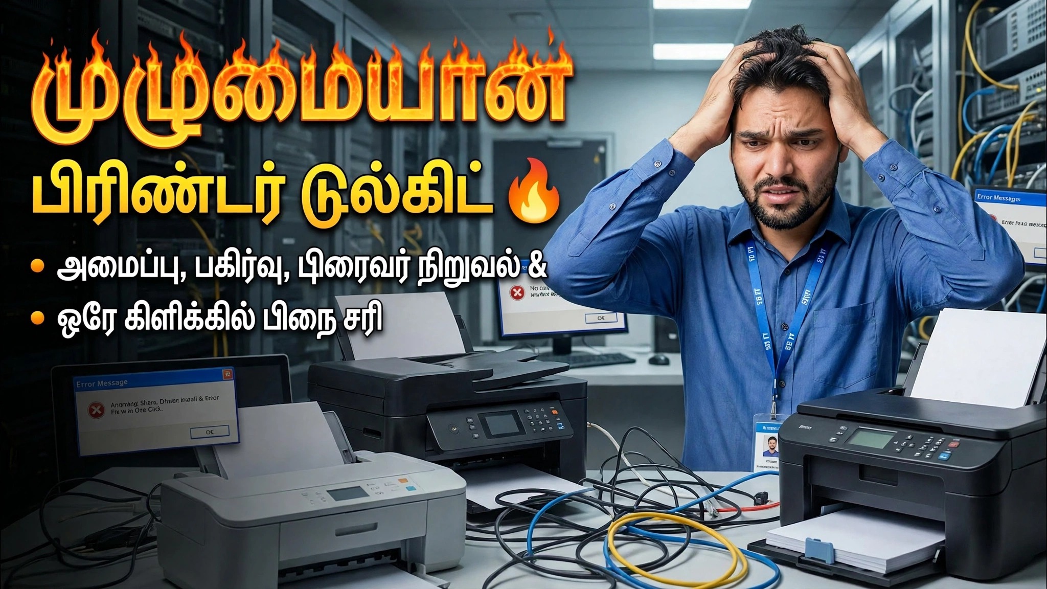 ஒரு பொறியாளர் 🔥 முழு அச்சுப்பொறி பயிற்சியைப் போல எந்த அச்சுப்பொறி சிக்கலையும் சரிசெய்யவும்