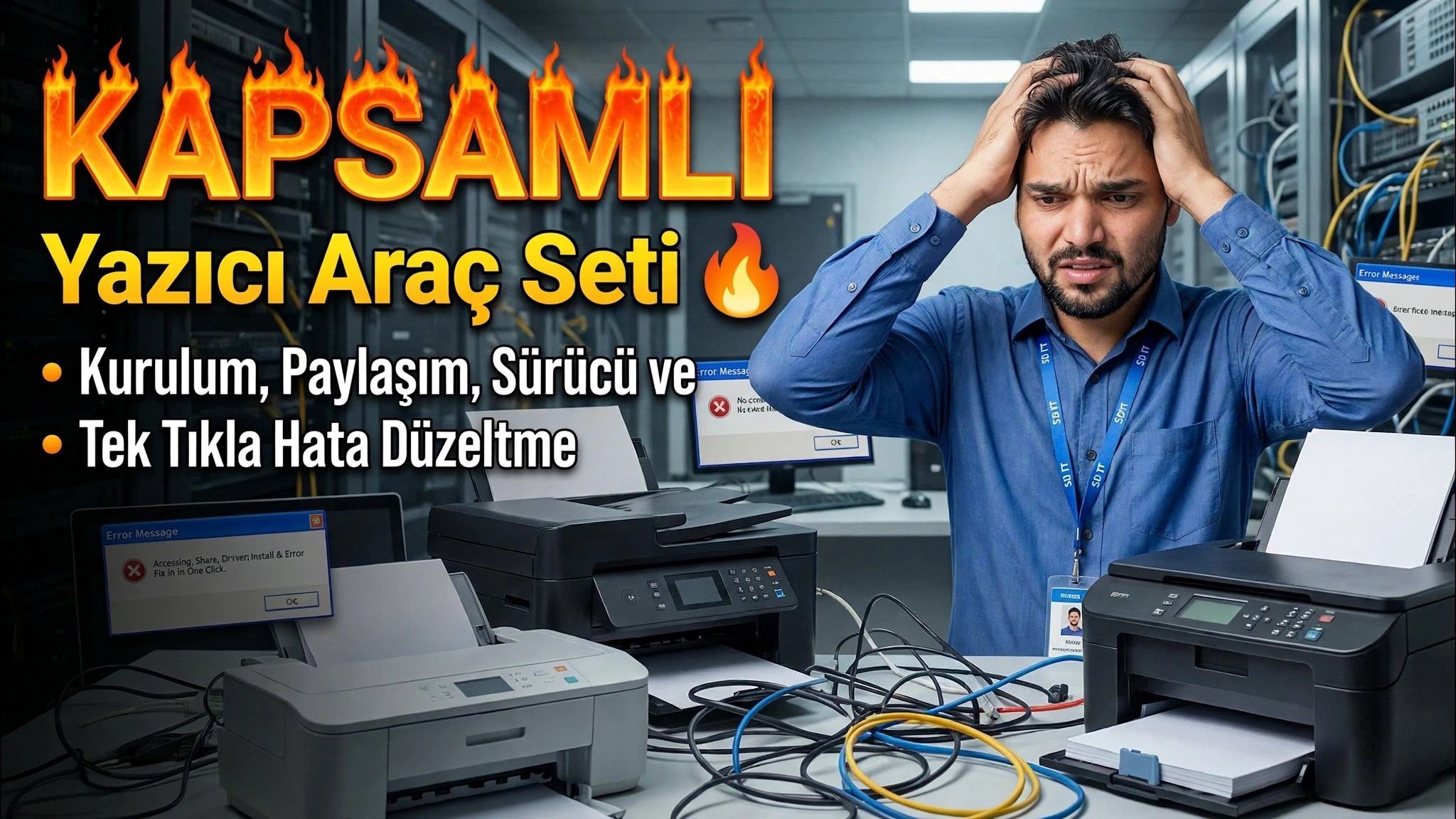 Herhangi Bir Yazıcı Sorununu Bir Mühendis Gibi Çözün 🔥 Tam Yazıcı Eğitimi
