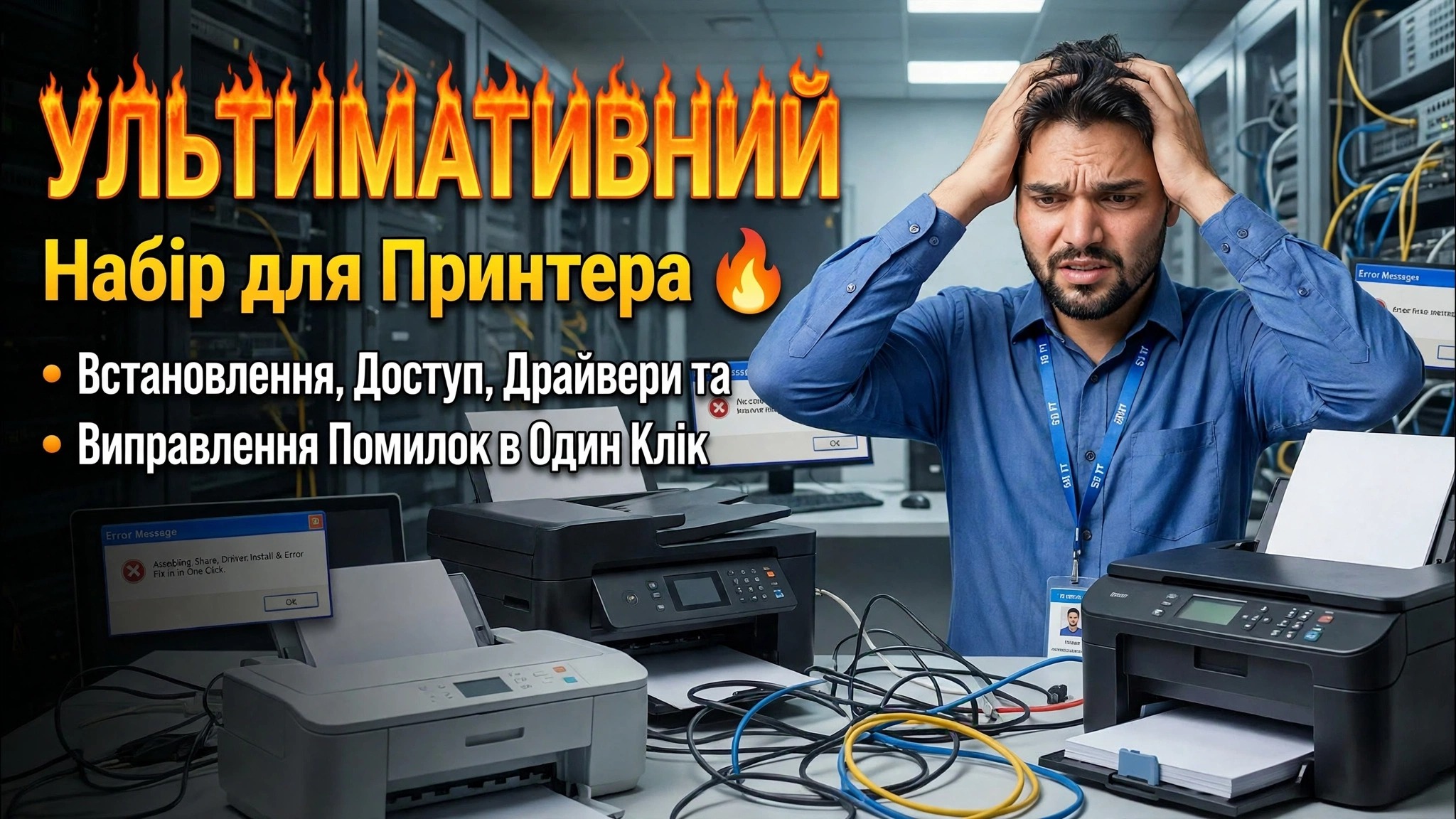 Вирішіть будь-яку проблему з принтером як інженер 🔥 Повне навчання роботі з принтером