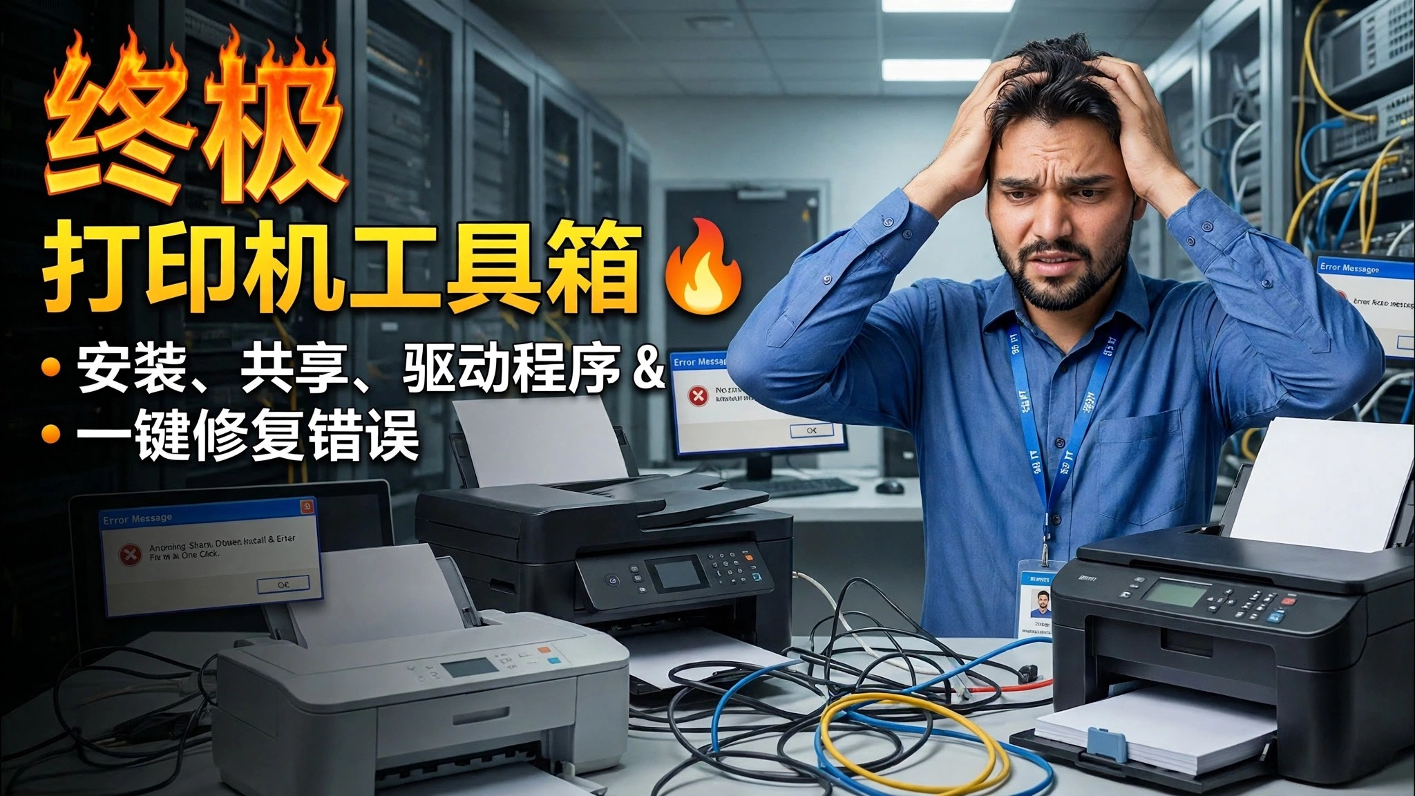像工程师一样解决任何打印机问题 🔥 完整的打印机培训