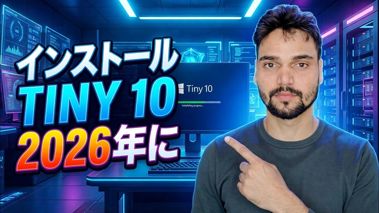 古い PC を高速化 - Tiny OS 10