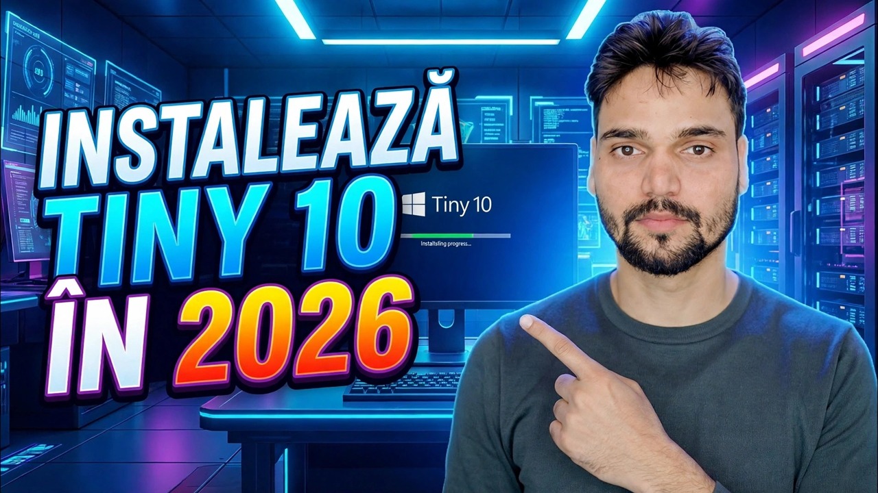 Accelerează computerul vechi - Tiny OS 10