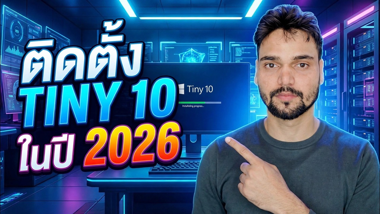 เร่งความเร็วพีซีเครื่องเก่า - Tiny OS 10