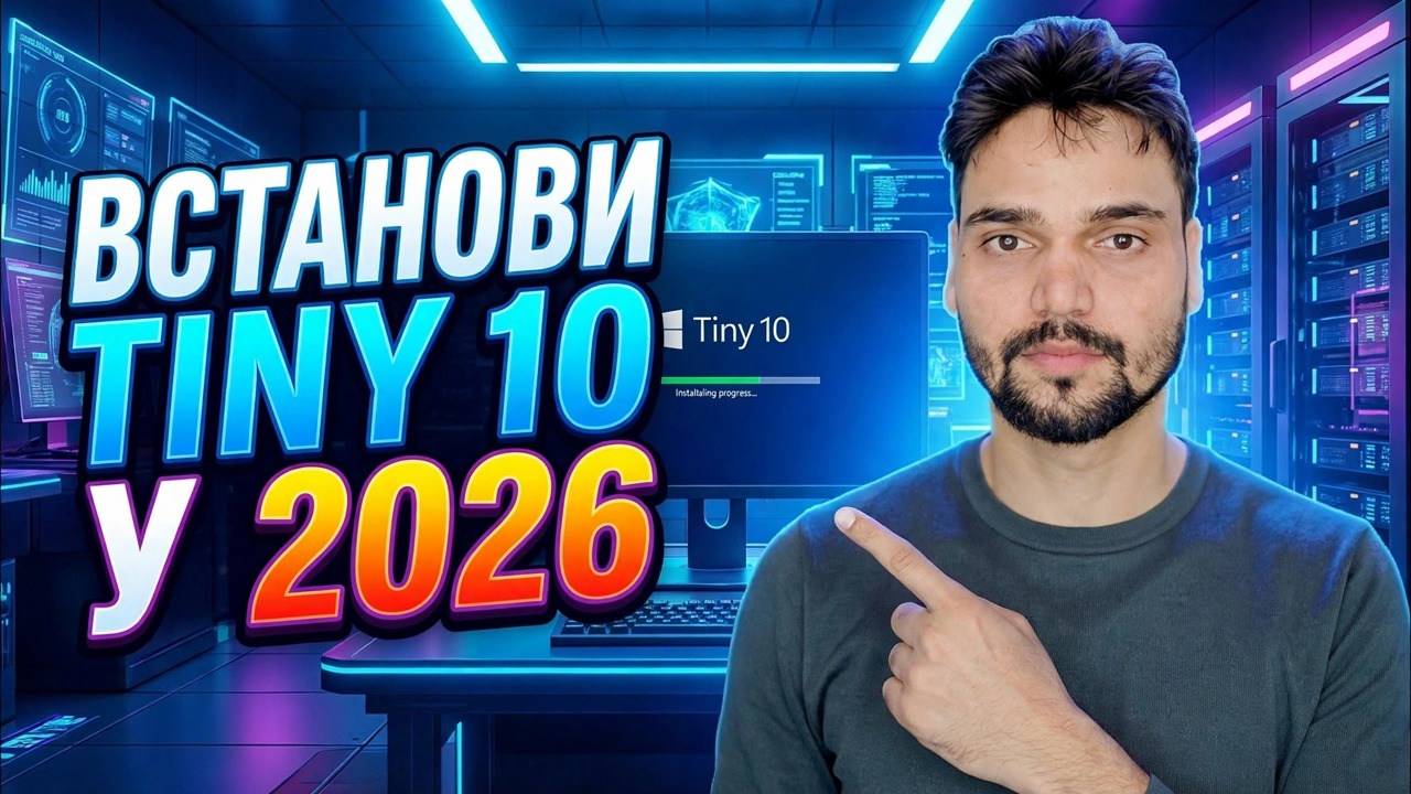 Прискорення старого ПК - Tiny OS 10