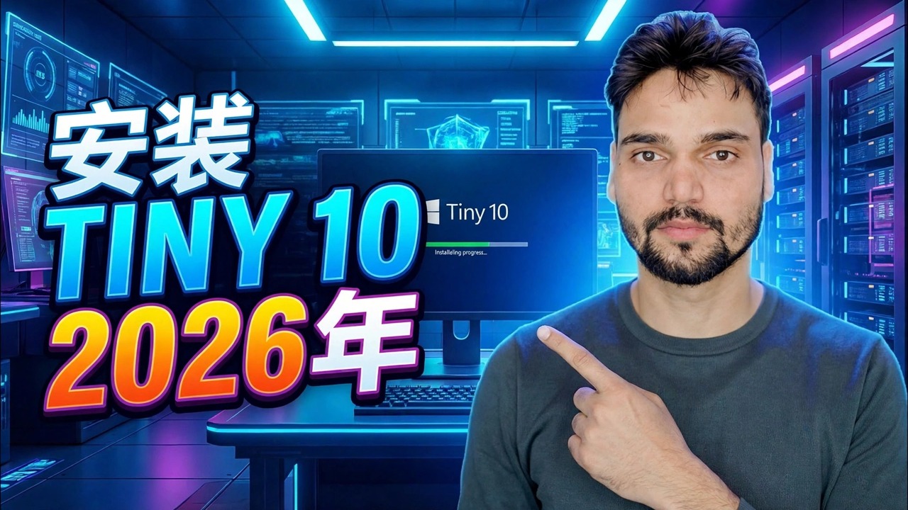 加快旧电脑的速度 - Tiny OS 10