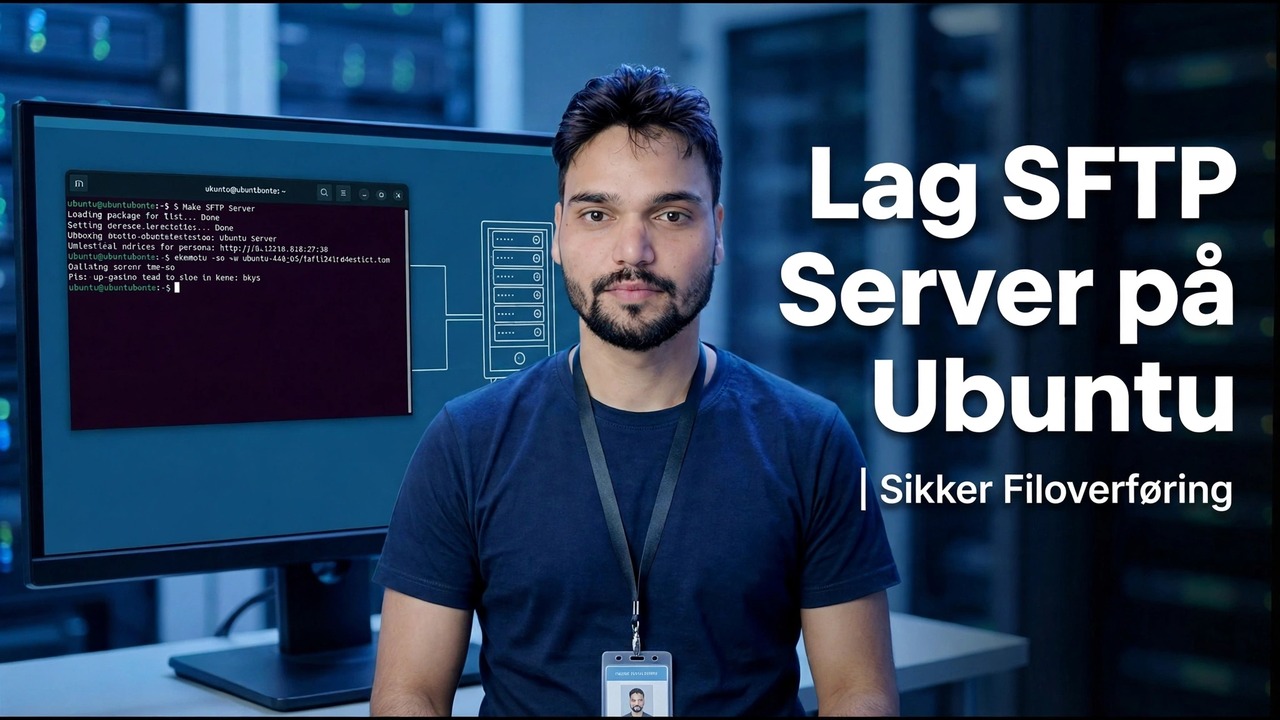 Konfigurer SFTP-server Ubuntu - Sikker SSH-filoverføring