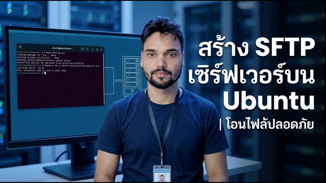 ตั้งค่าเซิร์ฟเวอร์ SFTP Ubuntu - การถ่ายโอนไฟล์ SSH ที่ปลอดภัย