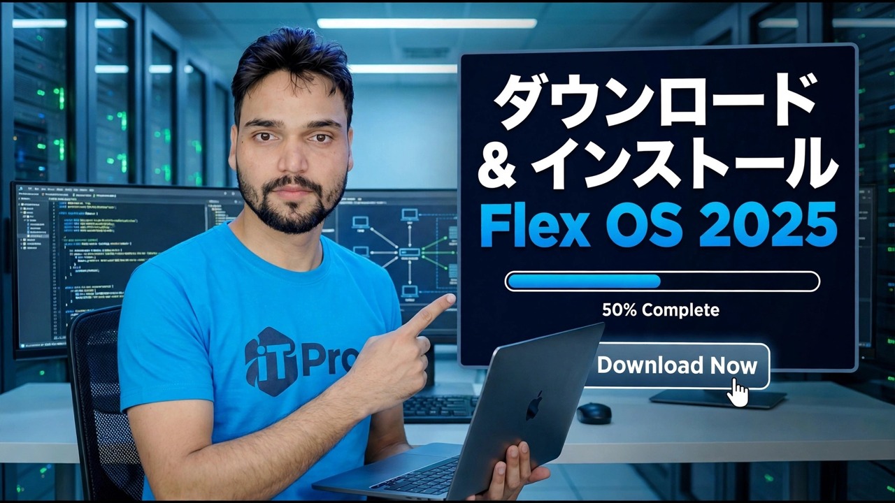 Flex OS 2025のダウンロードとインストール