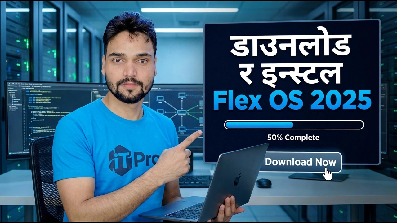 Flex OS 2025 डाउनलोड र स्थापना गर्नुहोस्