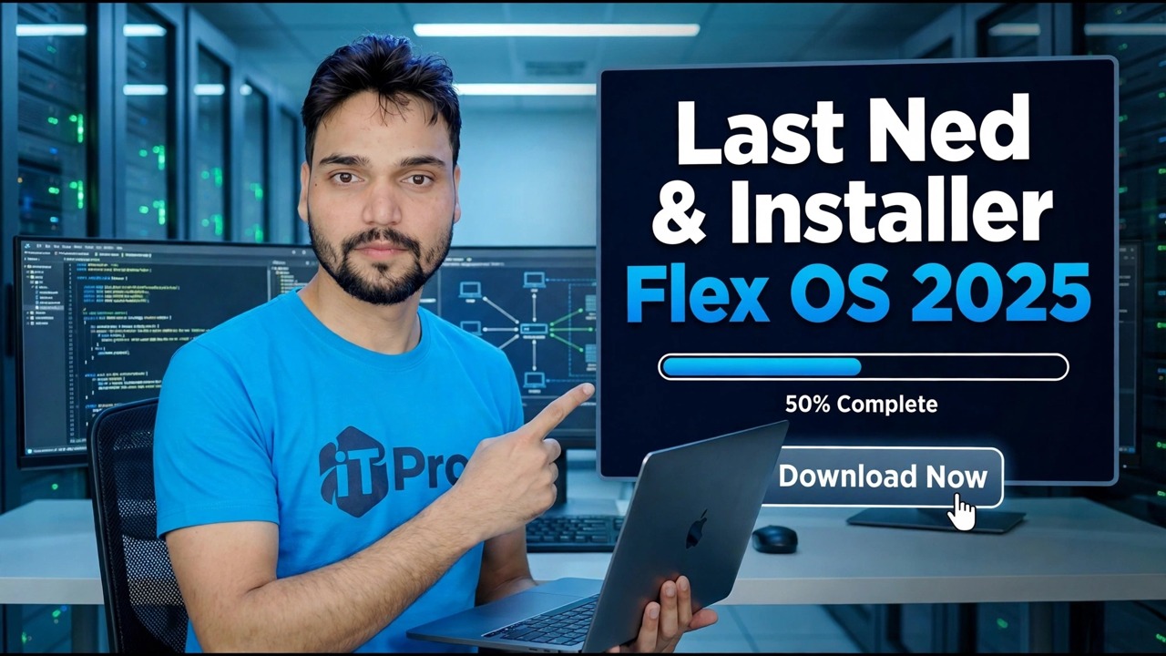 Last ned og installer Flex OS 2025