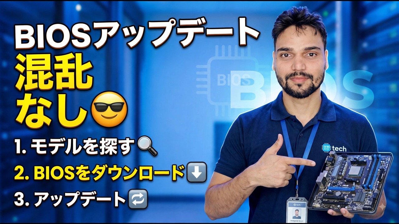 BIOS アップデートが簡単に 😎